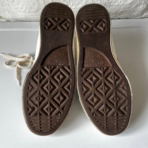 Comme de Garcons x Converse Lace Up Chuck Taylor Canvas High Top Sneaker 5/ 7 - Picture 6 of 7